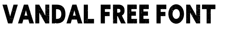 Preview VANDAL Free Font