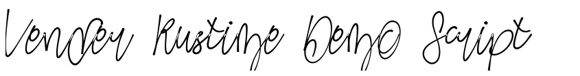 Preview Vender Rustime Demo Script
