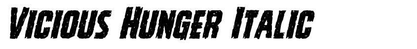Preview Vicious Hunger Italic