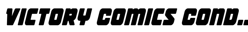 Preview Victory Comics Condensed Semi-Italic