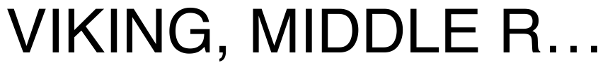 Preview VIKING, MIDDLE Runes Bold Regular