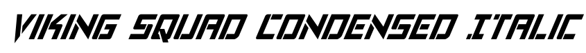 Preview Viking Squad Condensed Italic