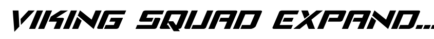 Preview Viking Squad Expanded Italic