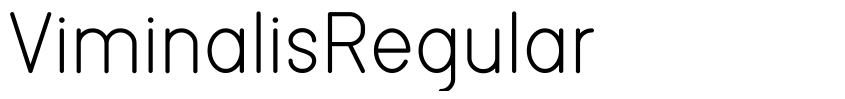 Preview ViminalisRegular