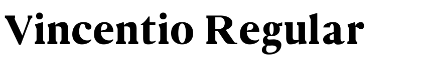 Preview Vincentio Regular