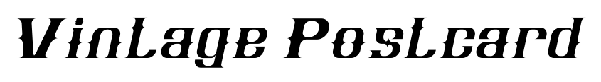 Preview Vintage Postcard Italic