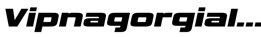 Font VipnagorgiallaRg-BoldItalic by Ray Larabie