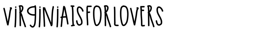 Font VirginiaIsForLovers by Unknown
