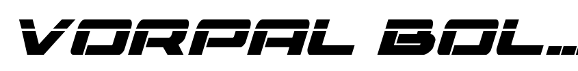 Preview Vorpal Bold Italic