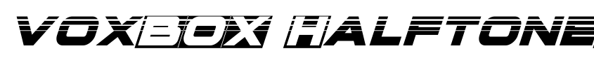 Preview voxBOX Halftone Italic