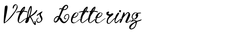 Preview Vtks Lettering