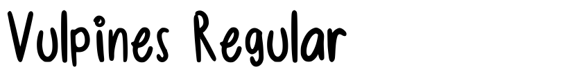 Preview Vulpines Regular