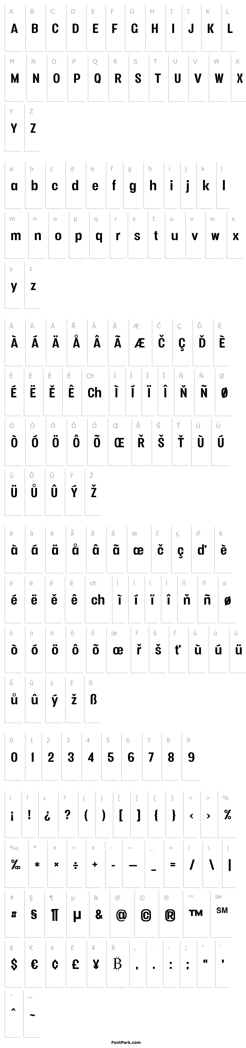 Overview Vacer Sans Personal Bold