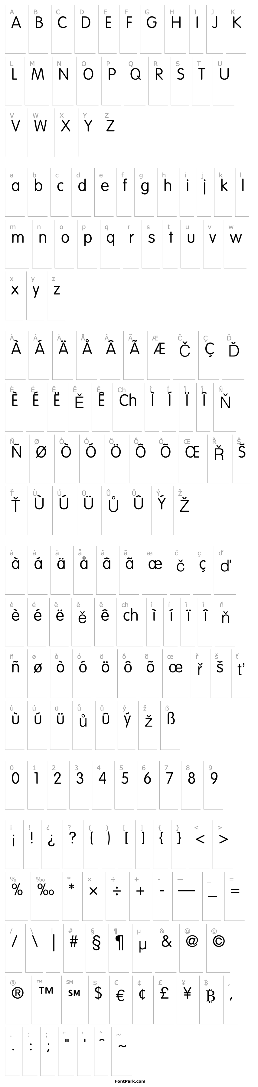 Overview VAGRounded-Thin