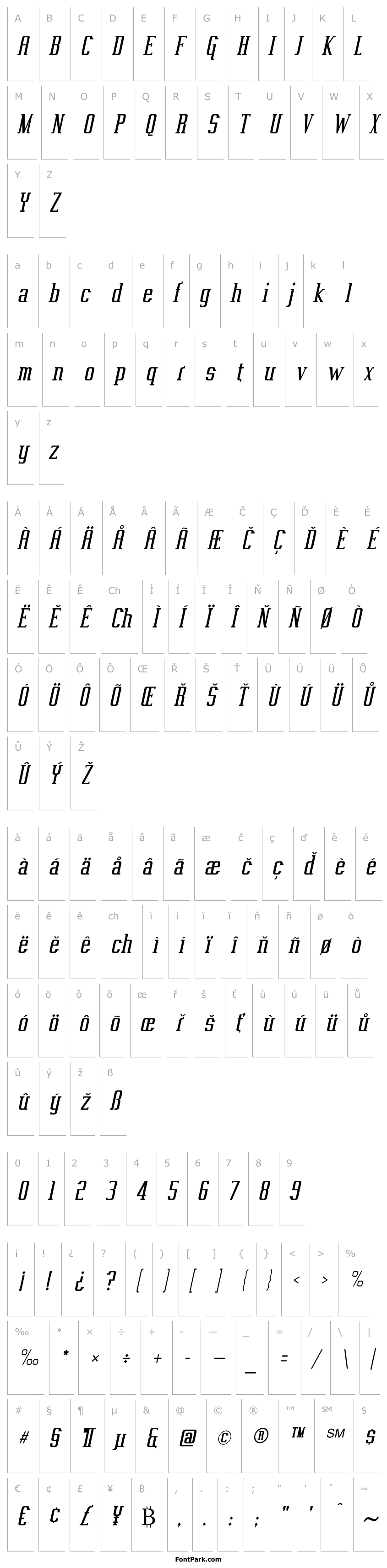 Overview Vahika-Italic