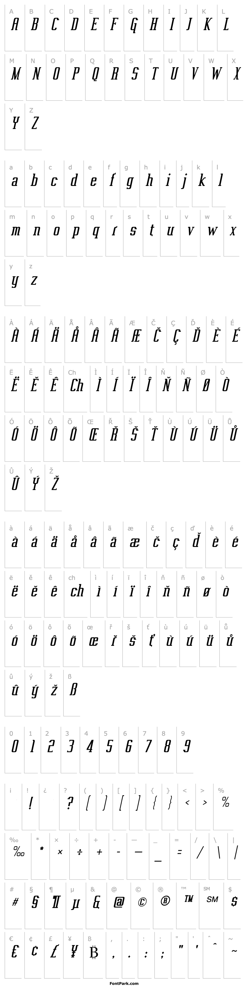 Přehled Vahika Italic