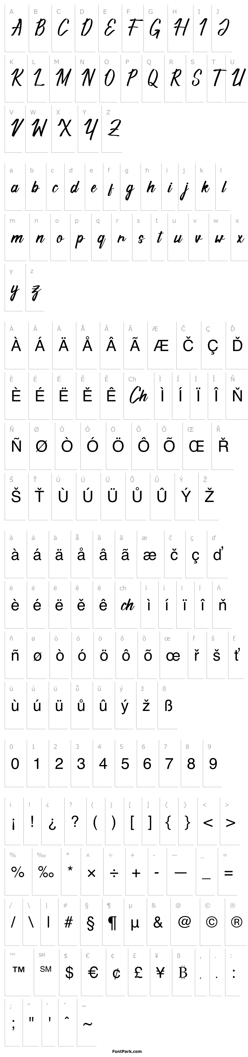 Overview Valanda Script (Demo)