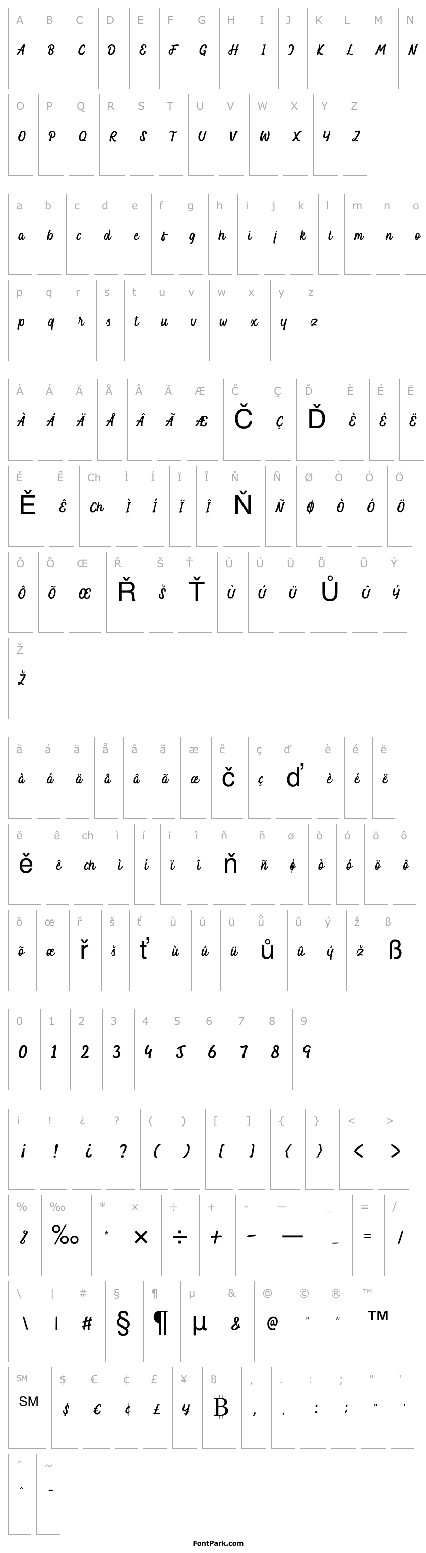 Přehled Valencia Script