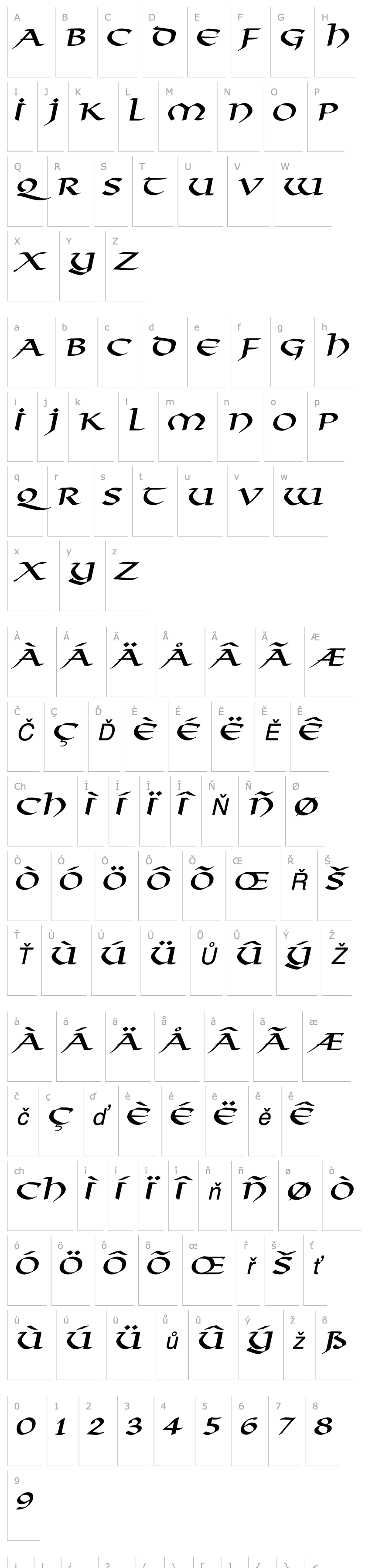 Přehled Valhalla Wide Italic