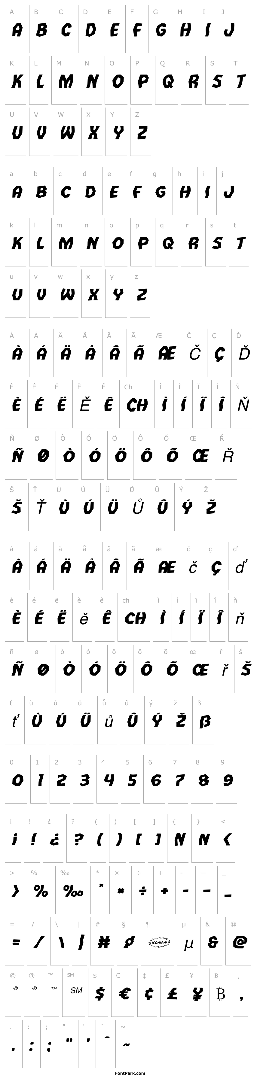 Overview Vampire Bride Expanded Italic