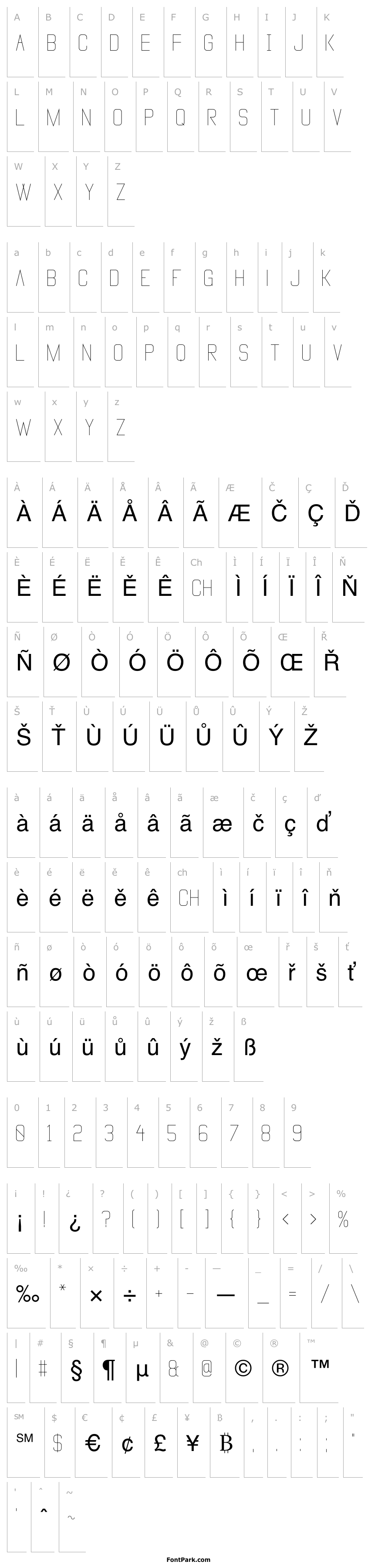 Overview Vanadine Regular