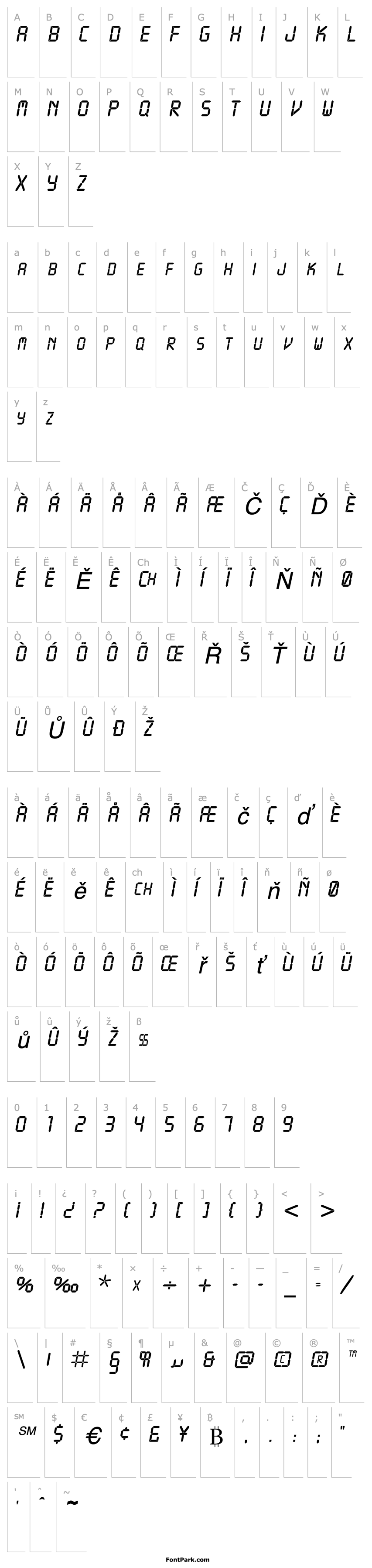 Přehled VCRSCapsSSK Italic