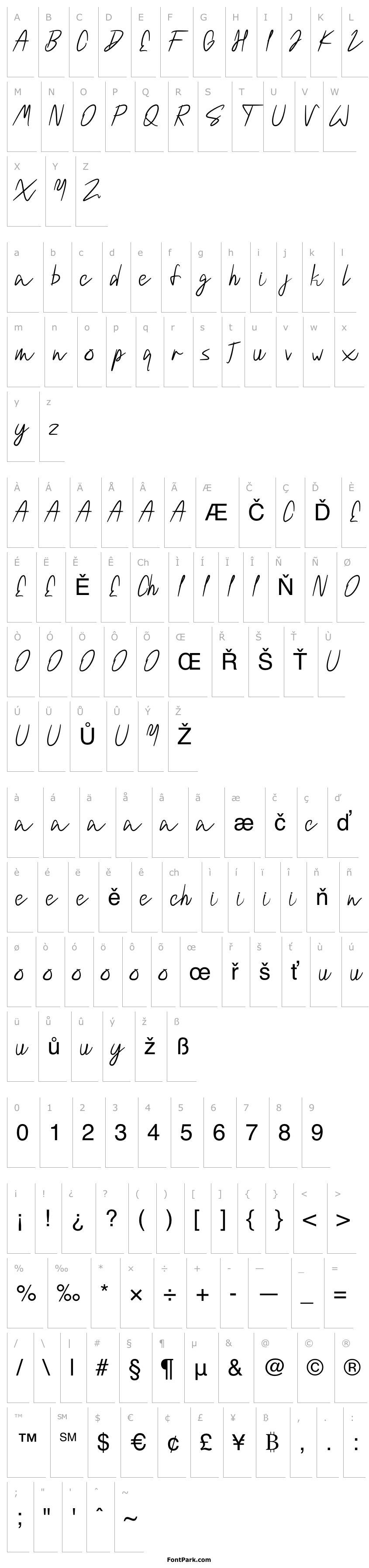 Přehled Velasquis TamyraDemo Script