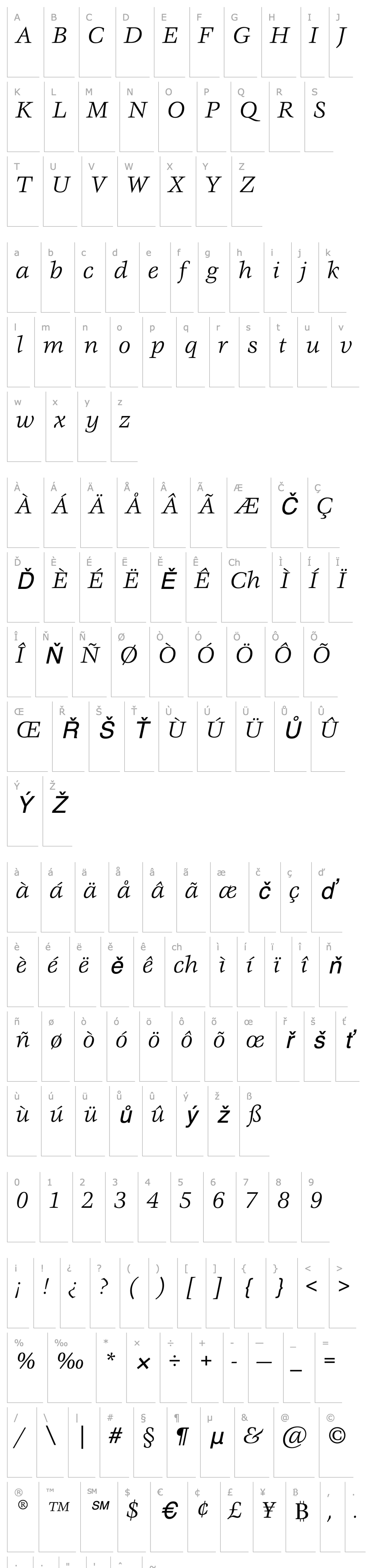 Overview VeljovicEF-BookItalic