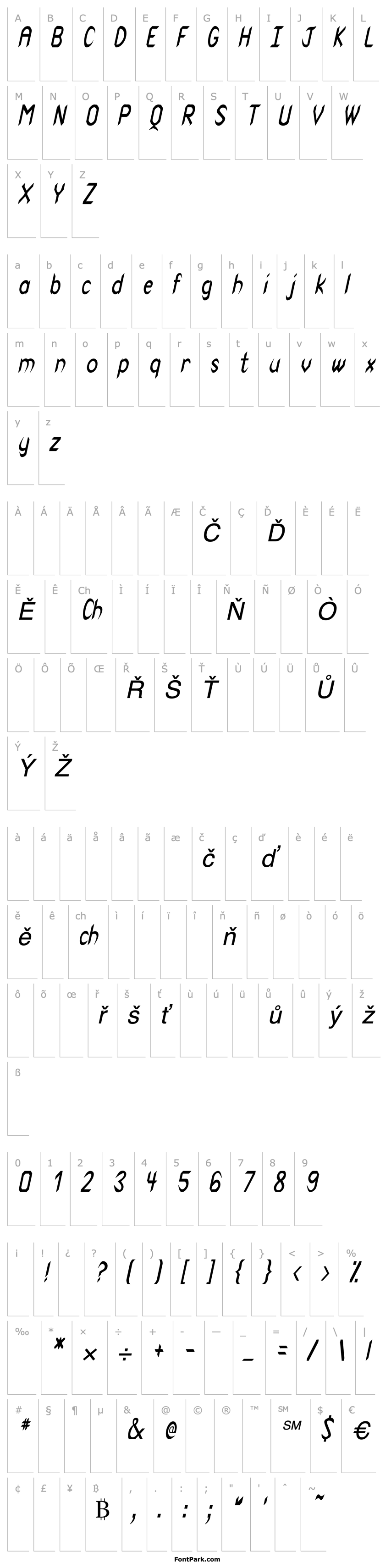 Přehled VenomCondensed Oblique