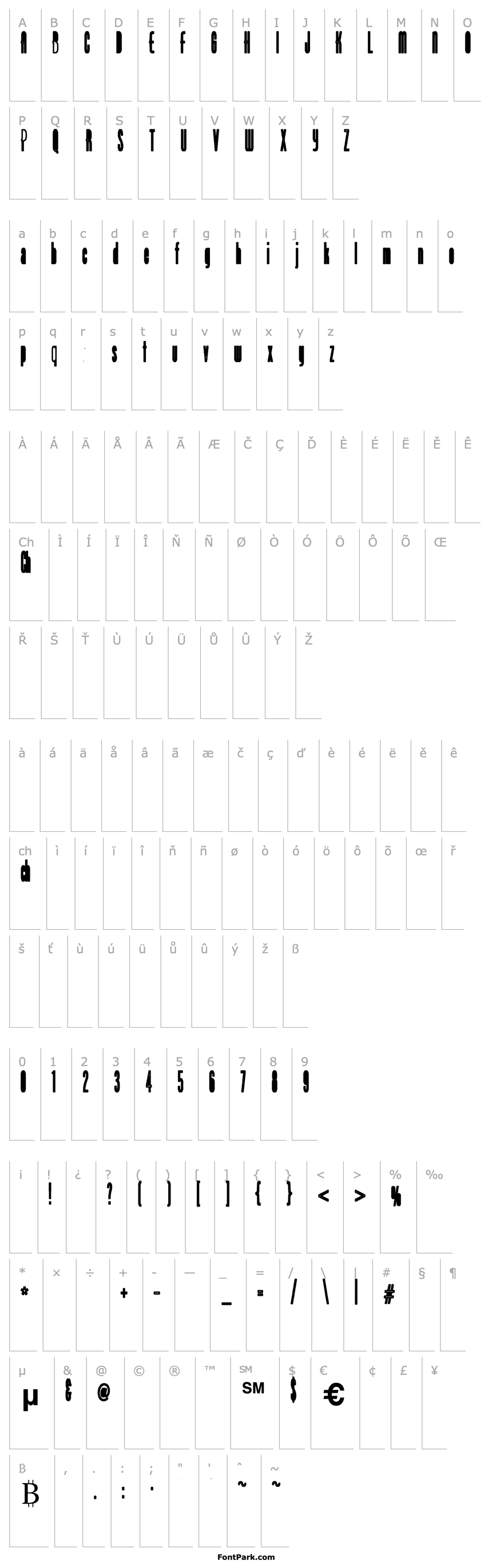 Přehled Venus-Normal Hollow Bold