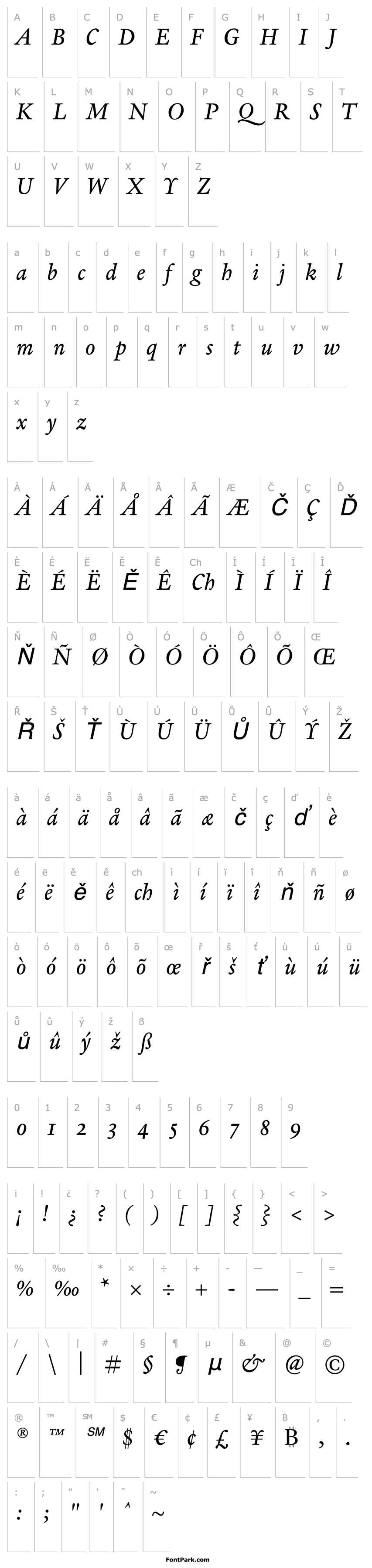 Overview VerdigrisMVB-OSF-Italic