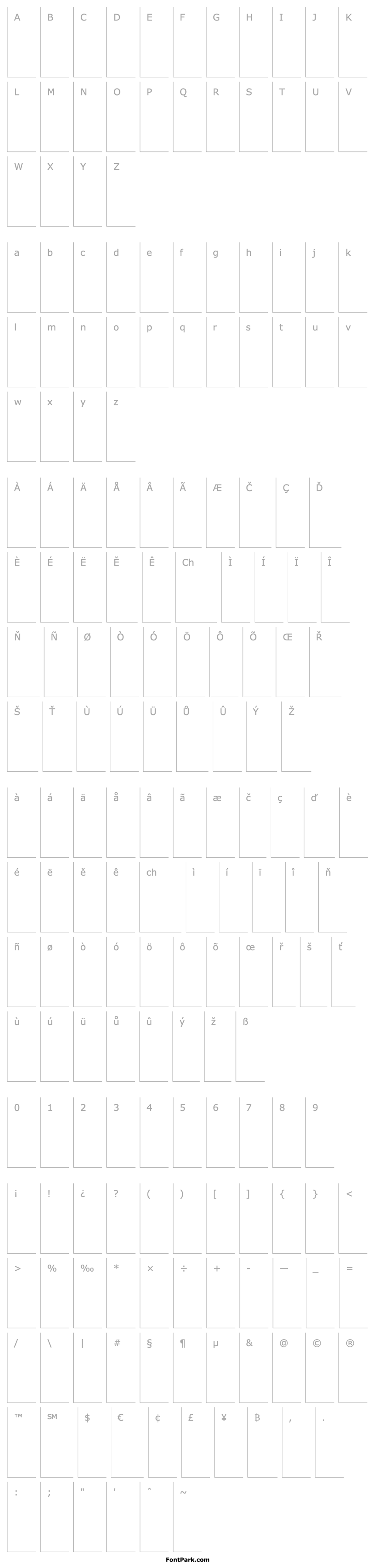 Overview VeroneseBoldOldStyleFigures