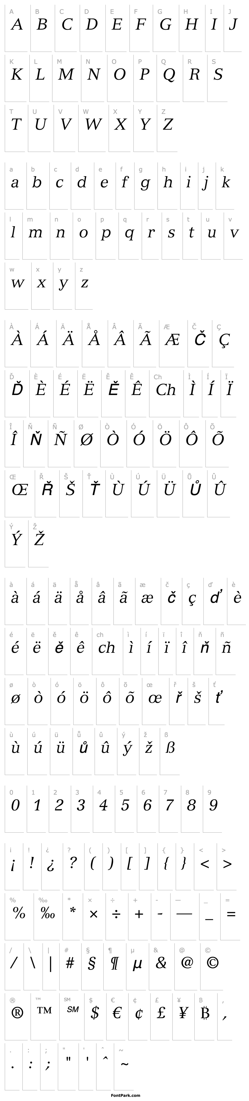 Přehled Versailles LT 56 Italic