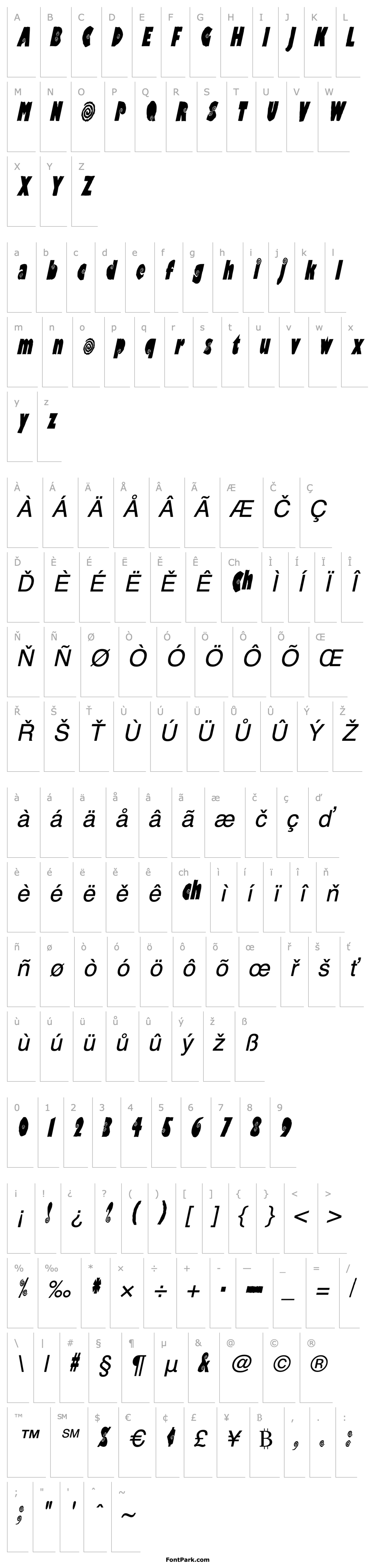 Overview VertigoCondensed Oblique