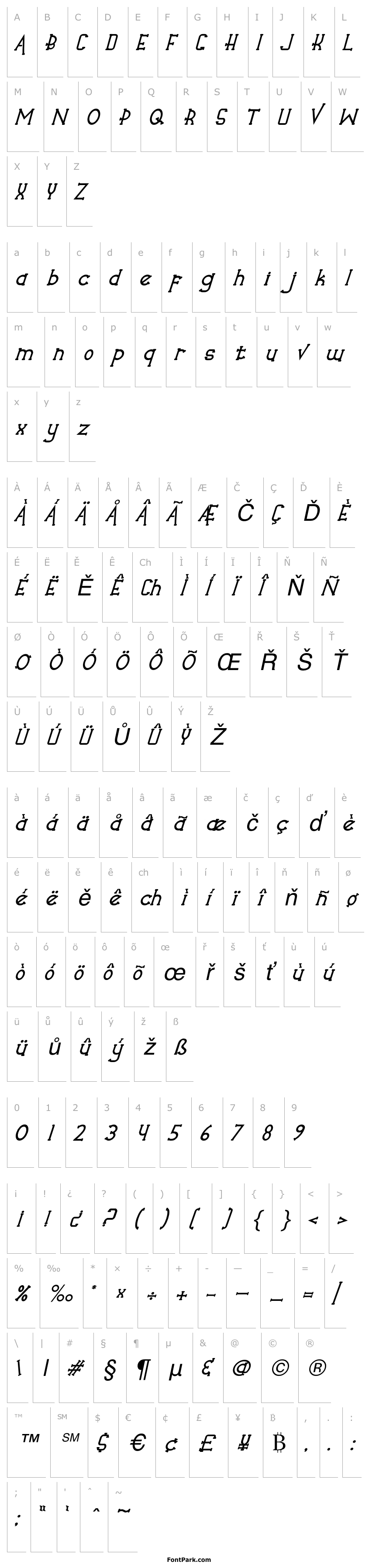 Overview Veruzza Italic