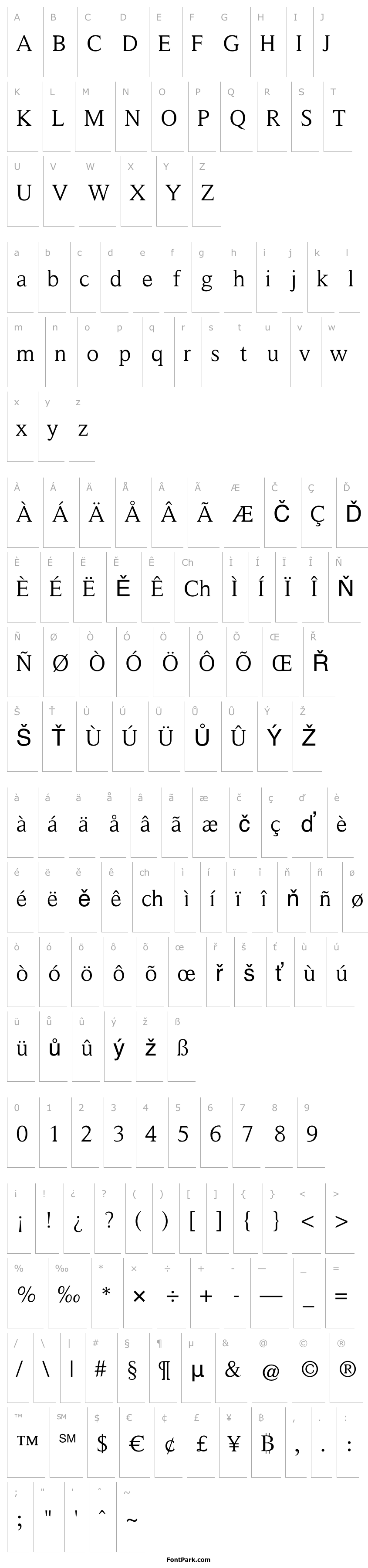 Přehled Victoria Serif
