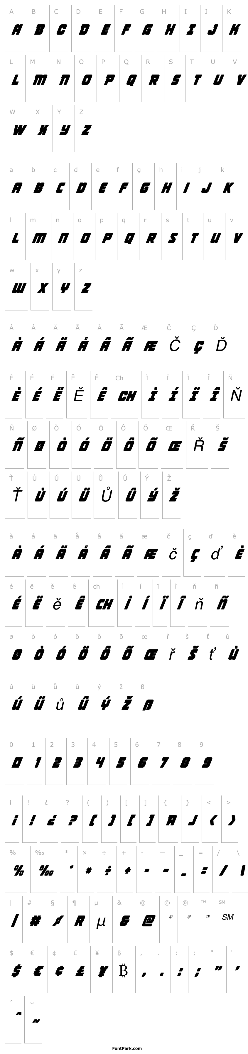 Overview Victory Comics Condensed Italic