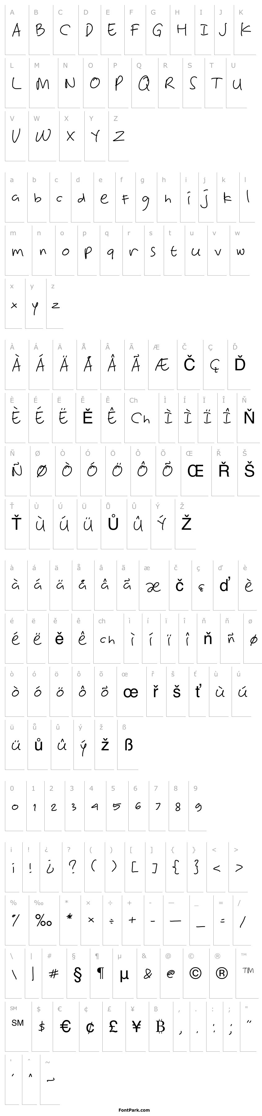 Overview Victorya Handwriting