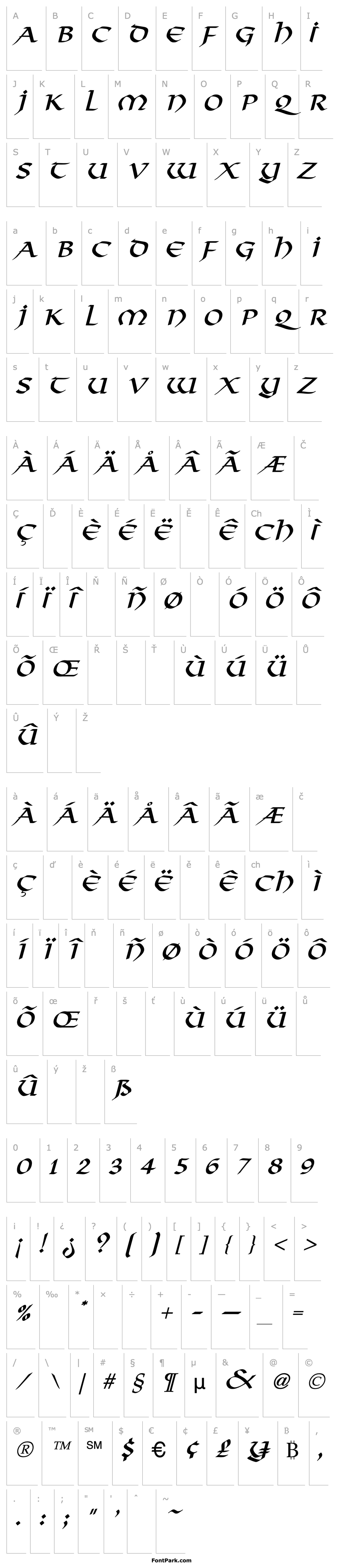 Přehled Viking-Normal Italic