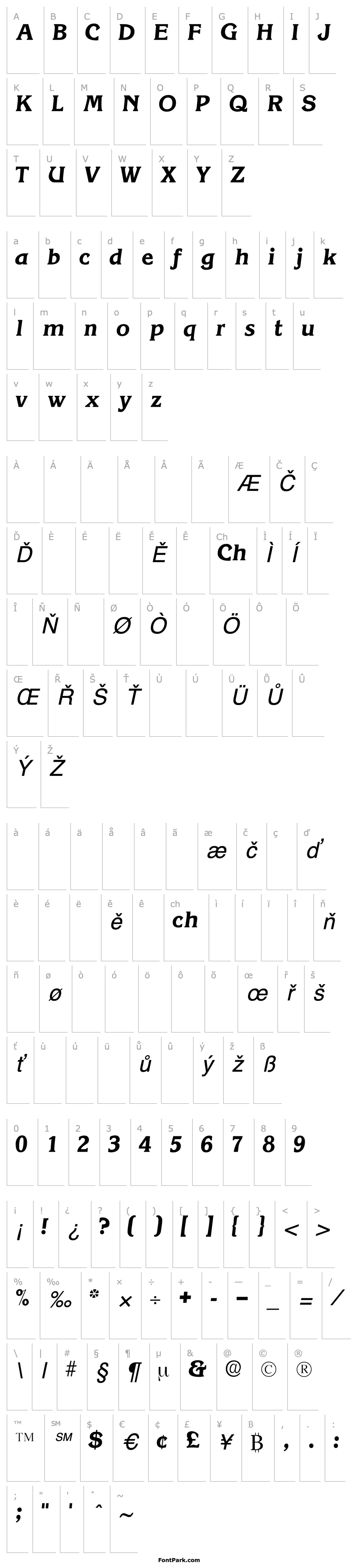 Přehled ViticaSSK Italic