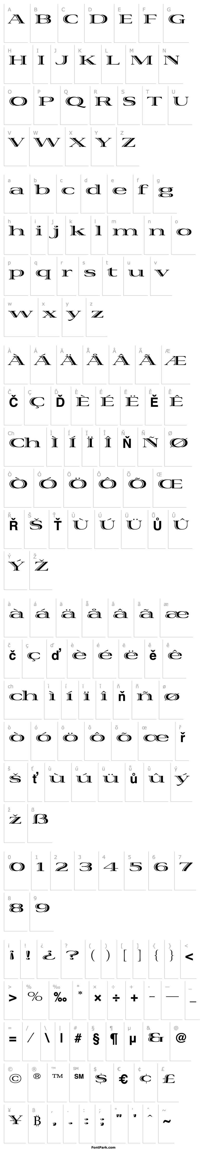 Přehled Viva-BoldExtraExtended