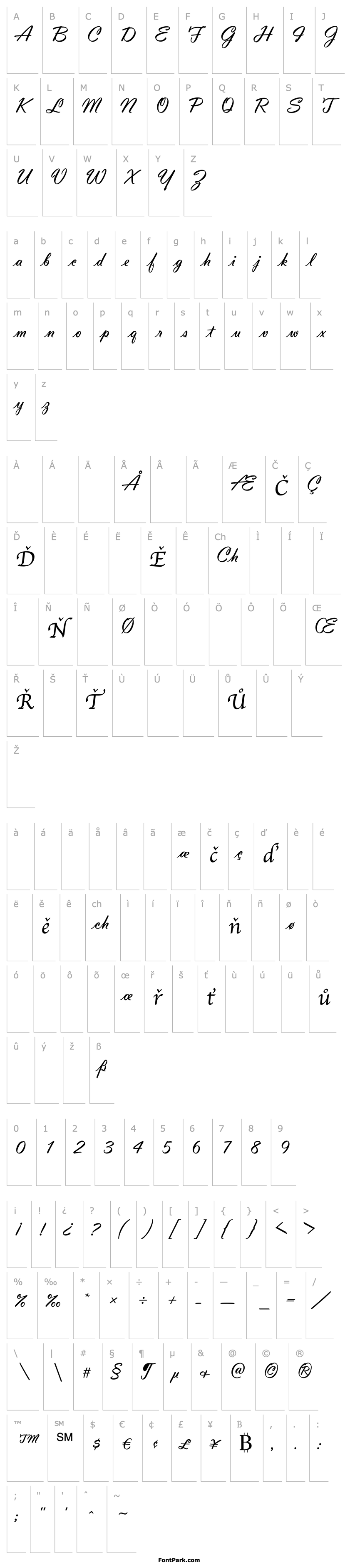 Přehled Vladimir Script (Slanted Less)