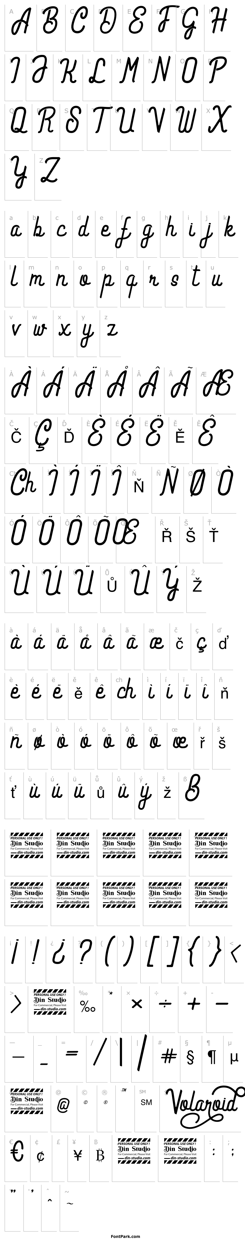 Přehled Volaroid Script