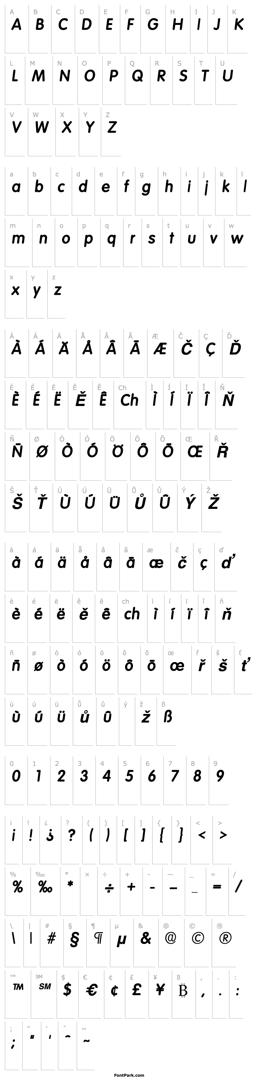 Overview VolkswagenH Bold Italic