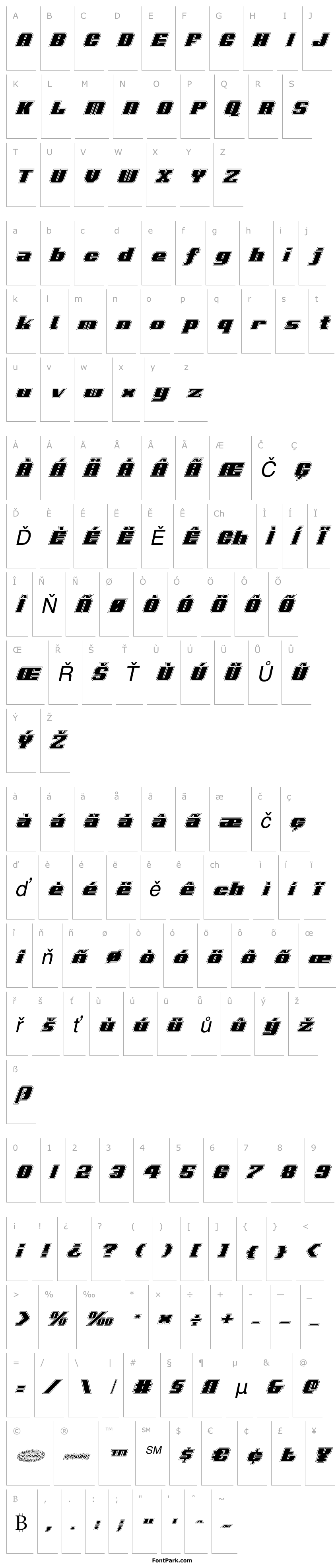 Přehled Voortrekker Pro Italic