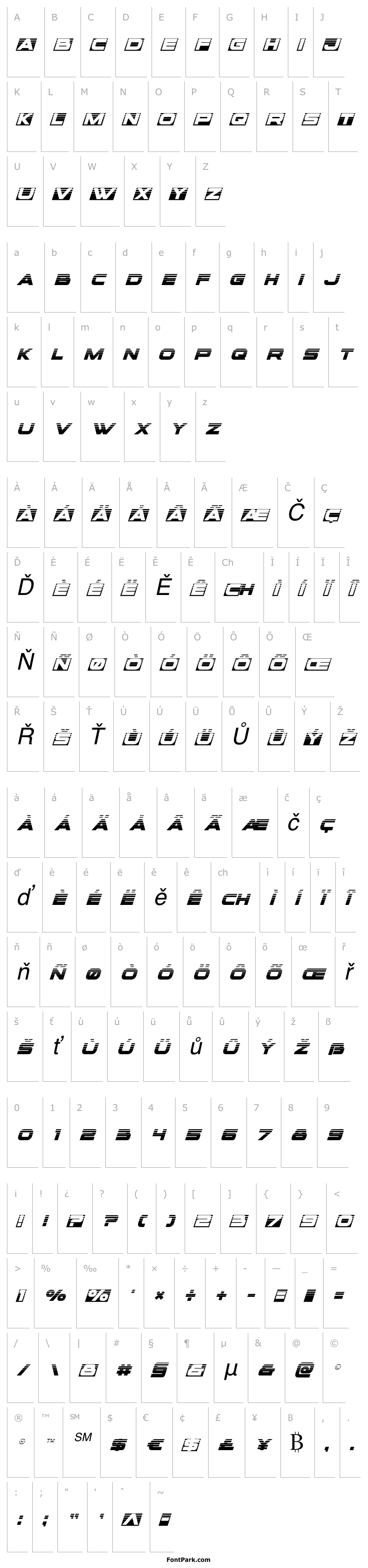 Přehled voxBOX Halftone Italic