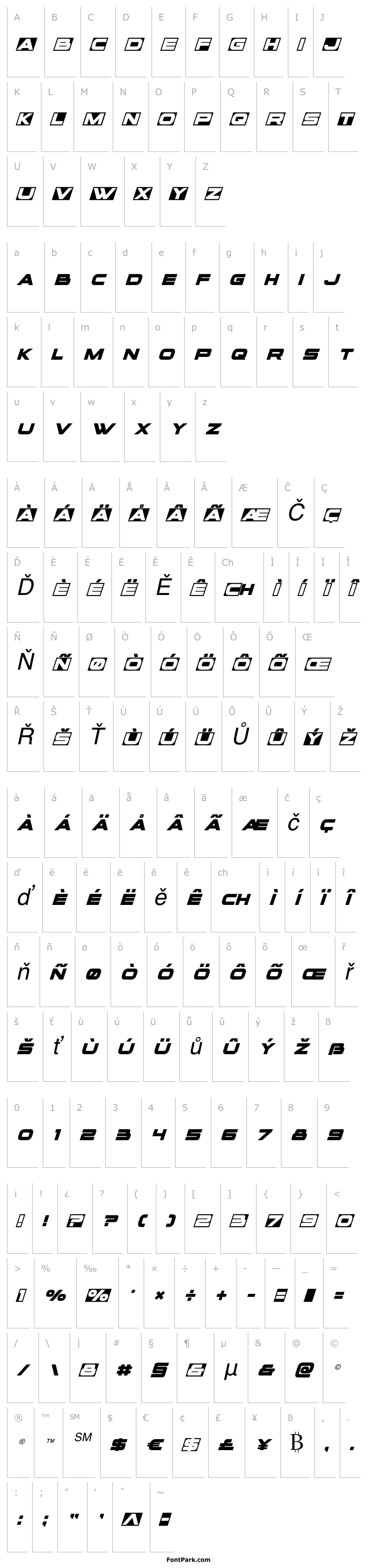 Overview voxBOX Italic