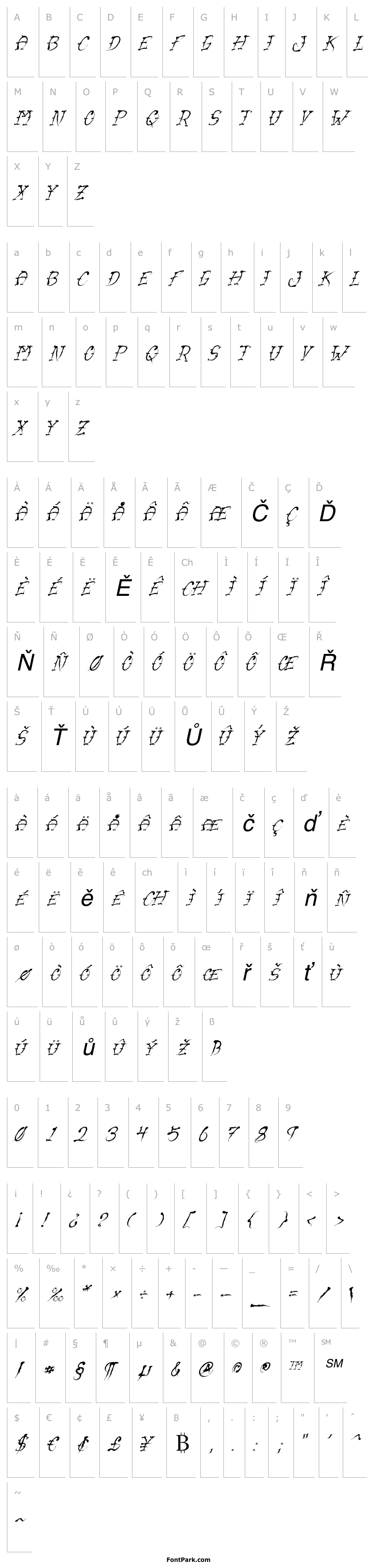 Přehled VTC-SumiSlasherOne Italic