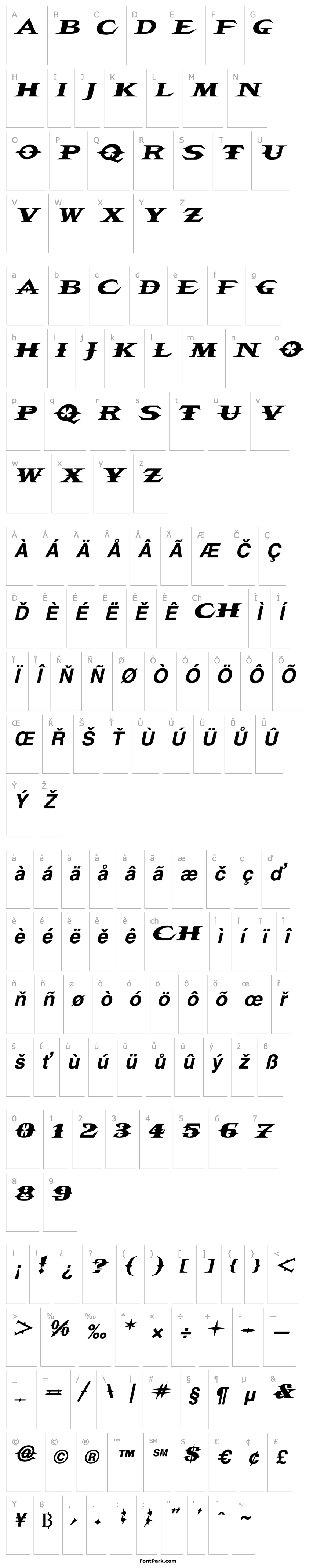 Přehled VTCBelialsBladeItalic