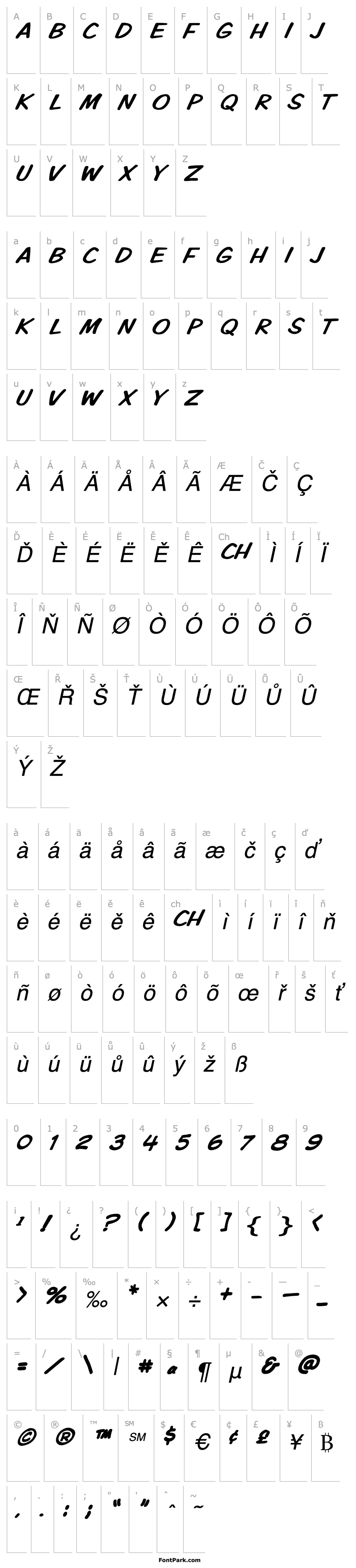 Overview VTCKomixationCapsItalic